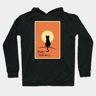 Black Cat Moon Bathing Hoodie